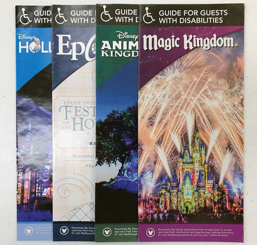 Images of "Guide For Guests With Disabilities" Brochures