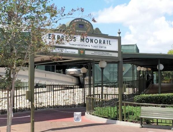 Express Monorail Entrance At Magic Kingdom
