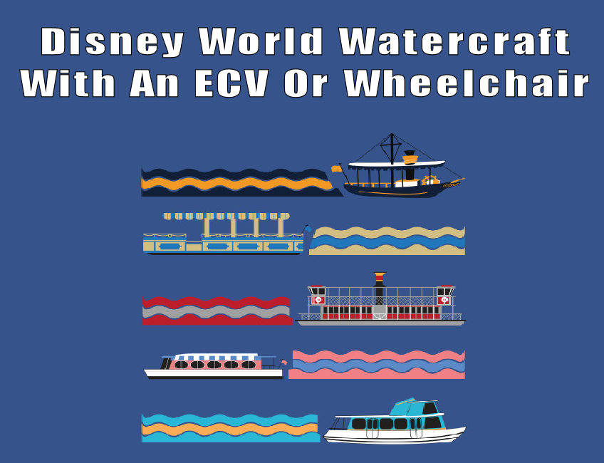 Disney World Watercraft with an ECV or Wheelchair