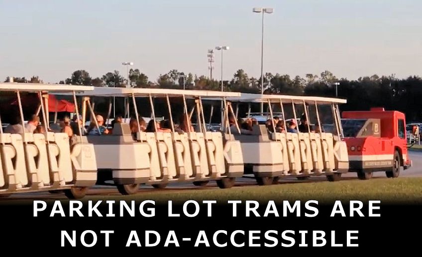 Featured Image of Parking Lot Trams Are Not ADA-Accessible