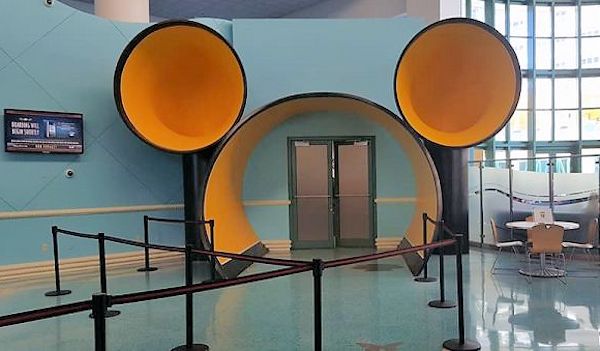 Entrance To The Gangway At The Disney Cruise Terminal