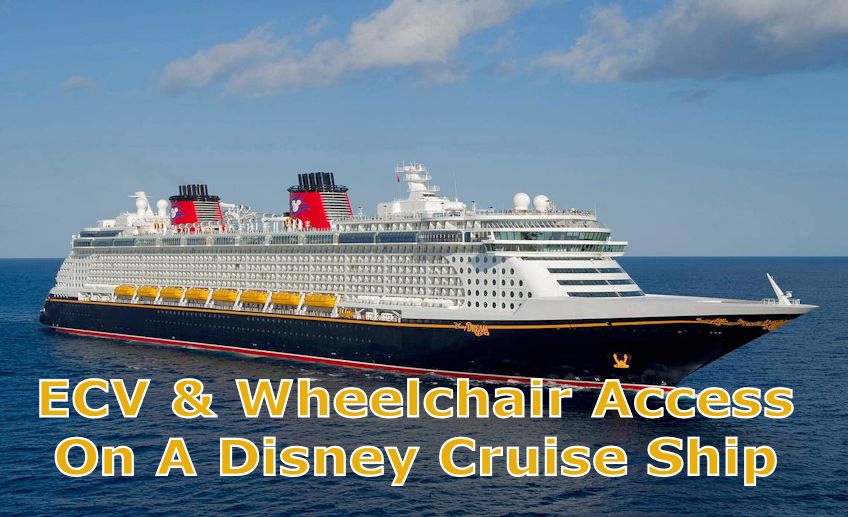 Image of Disney Dream Cruise Ship At Sea