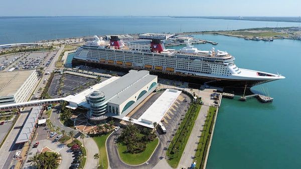 Disney Dream At Port Canaveral's Cruise Terminal 8