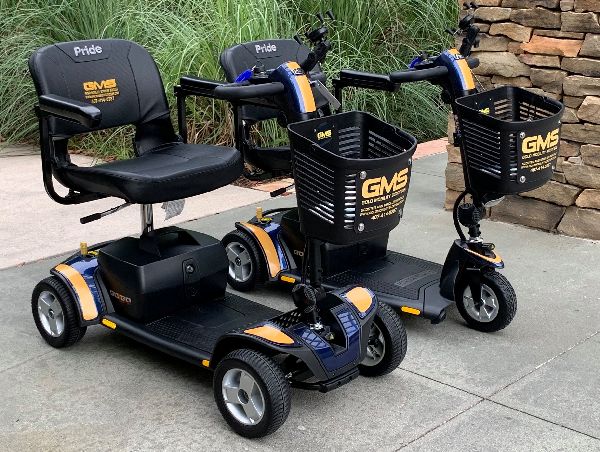 Image of Pride GoGo Sport 3 and 4 wheel mobility scooters