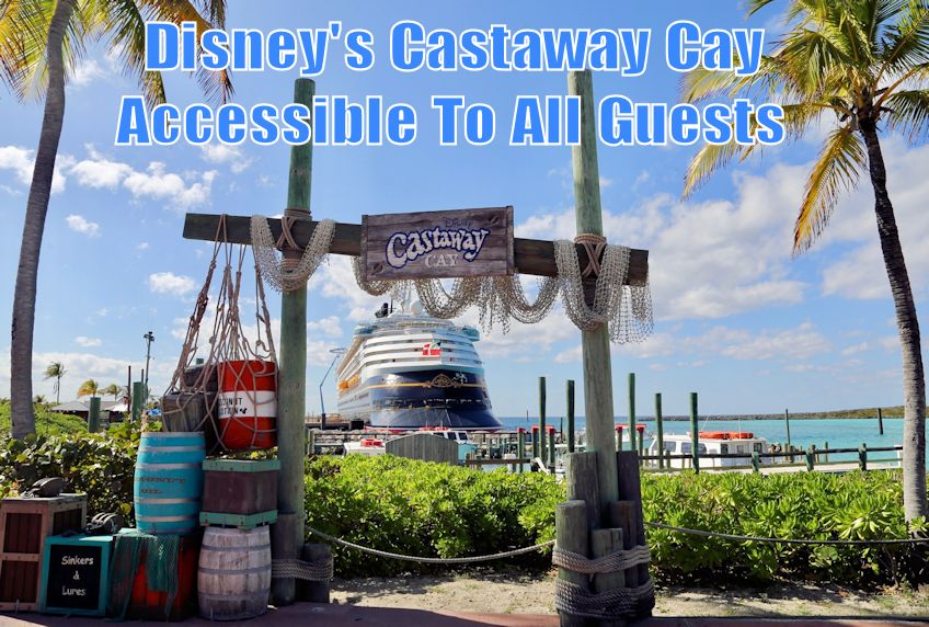 Disney's Castaway Cay Featured Image With Ship In Background