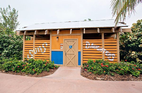 Handicap Accessible Restroom On Castaway Cay