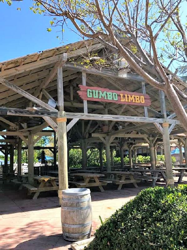 Covered Seating Area At Gumbo Limbo
