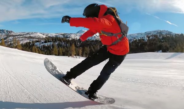 Capturing Snowboarding Image With A GoPro