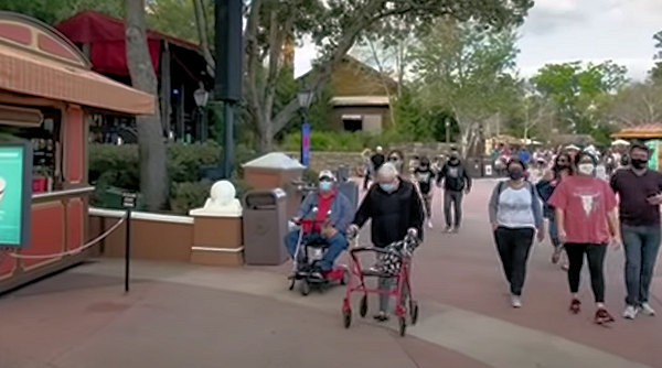 Rollator Use At Epcot