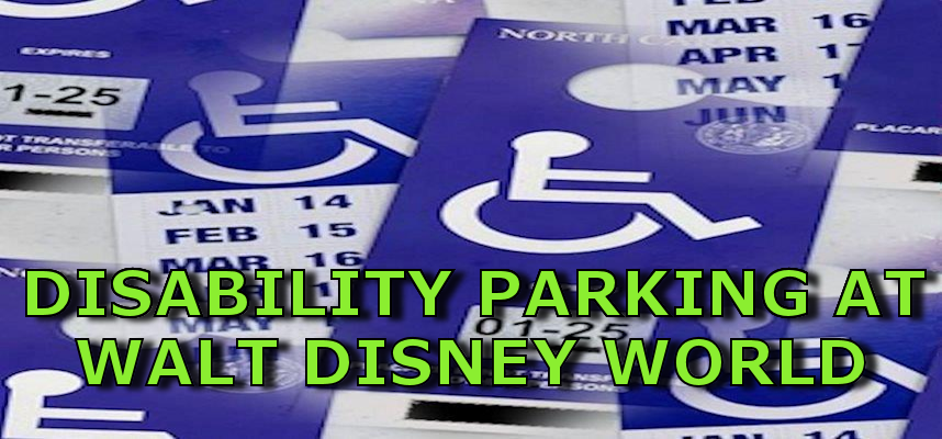 Disability Parking At Walt Disney World Featured Image For Post.