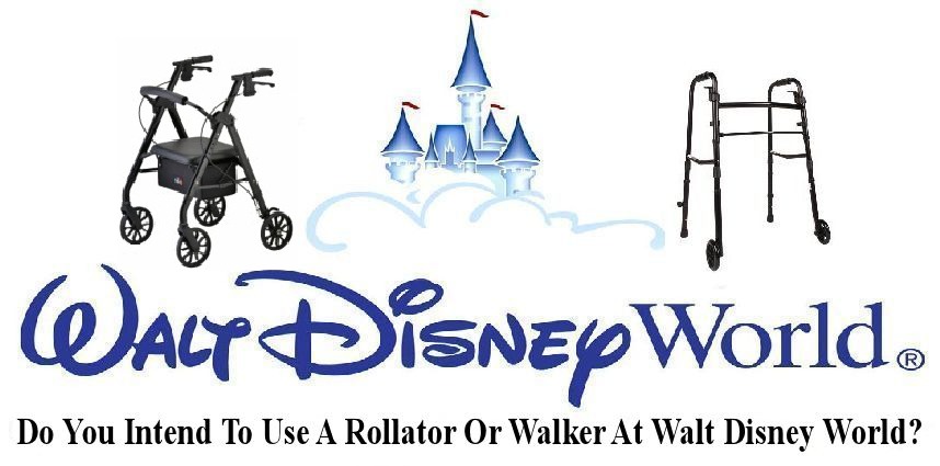 Feature image for post on "Do you intend to use a rollator or walker at Walt Disney World?"