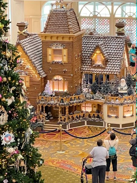 Image of the 2021 Gingerbread House at the Grand Floridian Resort
