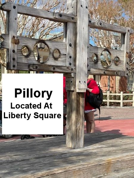 Image of the Pillory located in Liberty Square