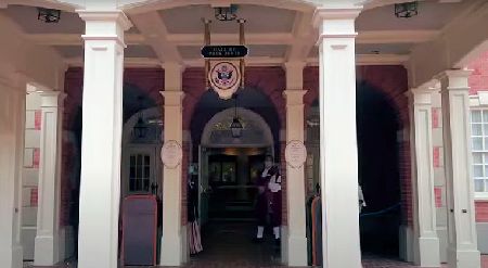 Image showing main entrance to the Hall of Presidents