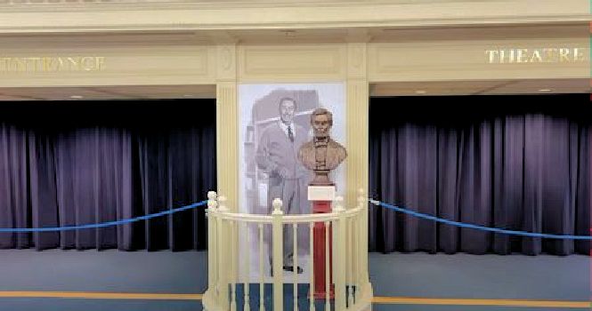 Theatre entrance at the Hall of Presidents